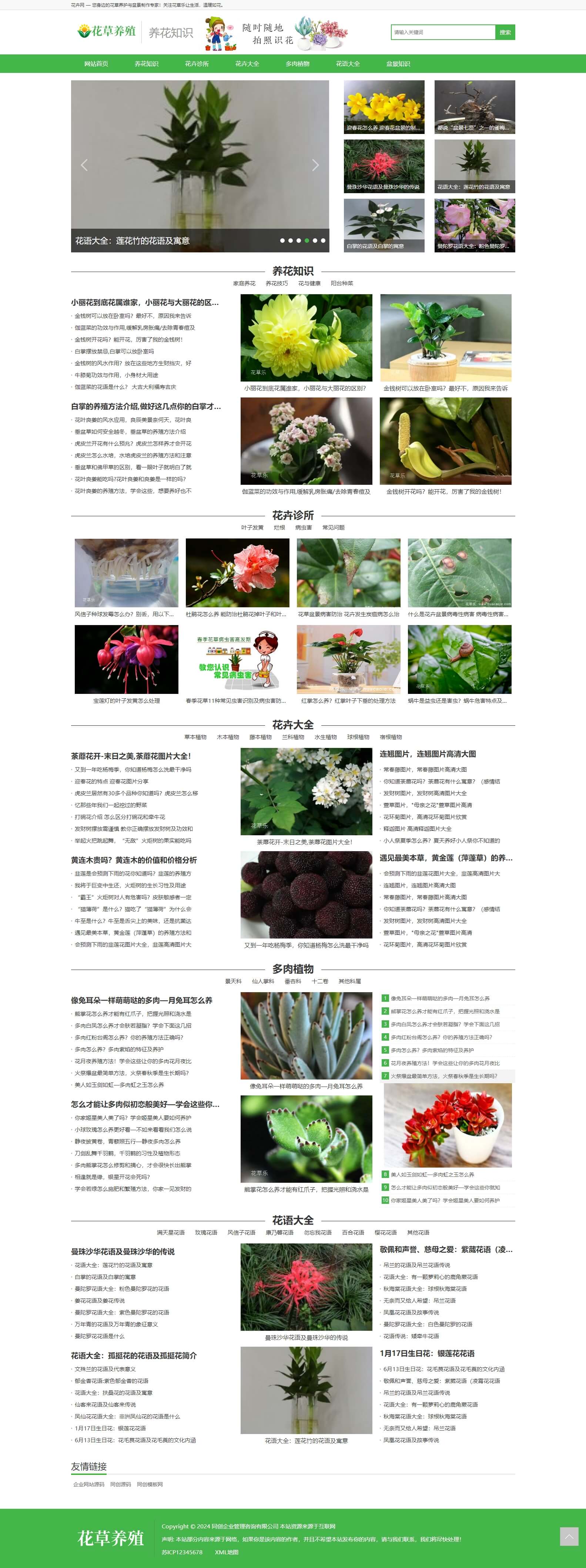 网站界面